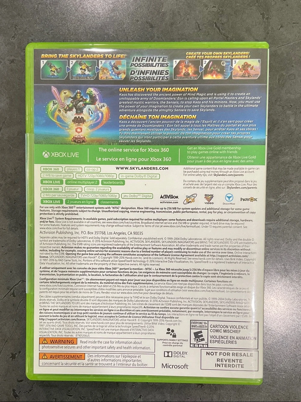 XBOX 360 Skylanders Imaginators  NEW UNOPENED